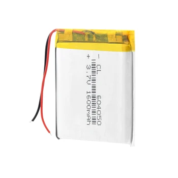 064050 604050 3.7 V 1600mAh polimero ličio baterija navigacijos GPS mažų žaislų, Li-ion Ląstelių DVD PSP MP4 MP5 Fotoaparatas