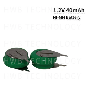 10 Vnt/daug Originalas Brand New KX 1.2 V 40mAh Ni-MH Mygtuką Cell Baterijos Ni-MH Akumuliatoriai Su Kaiščiais Nemokamas Pristatymas