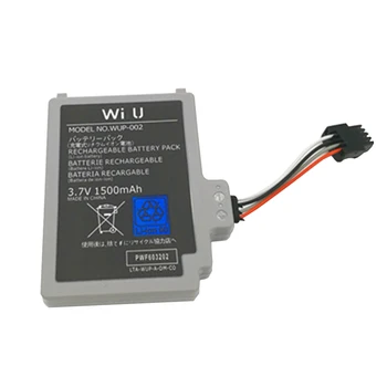 10vnt 3.7 V, 1500 mah Įkraunamos Baterijos Pakeitimo Nintend wiiu wi u Gamepad WUP-012