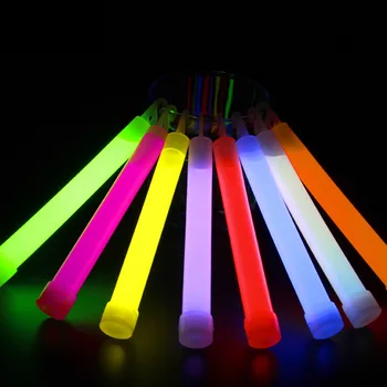 10vnt 6inch Pramoninės Klasės Švyti Lazdos Light Stick Šalies Kempingas Avarinius Žiburius, Glowstick Cheminių Liuminescencinės Žvejybos
