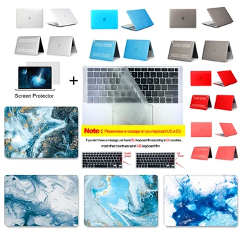 Aukštos Kokybės Full Laptop Case For MacBook Air 13 A1932 ID Pro Retina 11 12 15 Padengti Jutiklinis Baras 2019 Naujas A1706 A1707 A1989 A2159