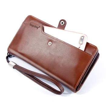 JIFANPAUL Naujas Vyrų sankabos krepšys, piniginė vyrų piniginės, vyriškos ilgai JAV doleriais įrašą multi-funkcija mobiliojo telefono maišelio užtrauktukas mažos rankinės