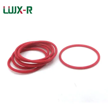 LUJX-R 10vnt 3mm, O žiedo Sandariklis Raudona VMQ O-Žiedas Plovimo OT 85/90/100/115/130/140/145mm 