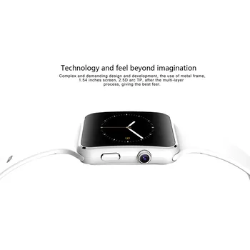 Reloj X6 Smart Žiūrėti 2020 Vyrai Paramos SIM TF Kortelė, Fotoaparato Laikrodį Moterims Bluetooth Vandeniui Smartwatches 