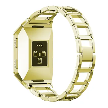 Smart WatchBandFor Fitbit Joninių Juosta Prabanga kalnų krištolas Nerūdijančio SteelStrap Smartwatch Metalo Pakeitimo Riešo sekimo apyrankę