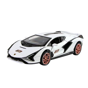 1:32 Diecast Lydinio Sporto Automobilio Modelį Lambor SIAN Metalo Žaislas Ratais, Traukti Atgal, Automobilių Garso, Šviesos Surinkimo Vaikas Dovana Švietimo