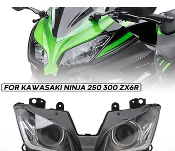 1 set LED priešakinių šviesų Angel Eyes už Kawasaki NINJA 250 300 ZX6R ZX 6R 13-16