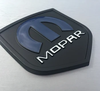 1 VNT 3D Metalo MOPAR VEIKLOS Shield Nereguliarus Metalo Emblema Galiniai Ženklelis Kamieno Automobilių Lipdukai JEEP 