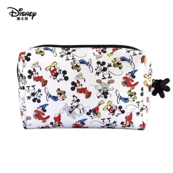 1 vnt Disney Mickey Minnie Mouse nešiojamų kosmetikos make up maišelį multi-purpose saugojimo tsum animacinių filmų monetų piniginės rankinės, mergaitėms dovanų