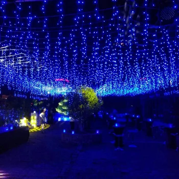 10*0,5 m LED Užuolaidų Šviesos Atostogų Šalis String Šviesos Lauko Vestuvių Šventė Kalėdinė Girlianda Apšvietimo Apdaila JL