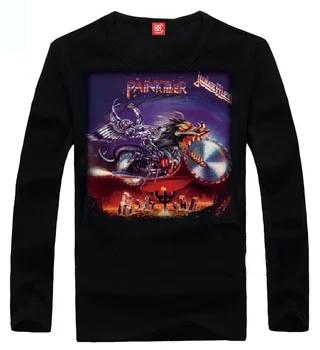 10 dizainų Judas Priest Roko Prekės Medvilnės marškinėliai 3D hell Angel mma rokeris fitneso Hardrock sunkiųjų Metalų riedlentė visą rankovės