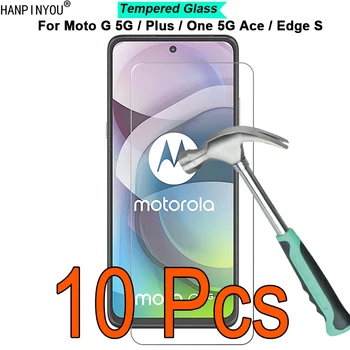 10 Vnt./Daug Motorola Moto G 5G / Plius / Vienas 5G Ace / Edge S 9H H 2.5 D Grūdinto Grūdintas Stiklas Kino Screen Protector, Darbuotojas