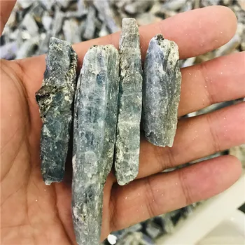 100g Retas Mėlyna Kristalų Gamtos Kianitas Grubus Gem stone mineralinis Pavyzdys Gydymo
