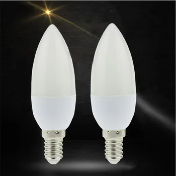 10X LED Žvakių Lemputė 5W E14 9W 7W 220V, Energijos Taupymo Dėmesio Šaltas / Balta Kristalo Lempa Sietynas Pakabukas Lempa, Buitinių Šviesos