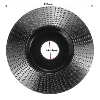 110mm Medienos Šlifavimo Rato kampinis šlifuoklis, diskiniai medžio drožyba diskas Šlifavimo Abrazyvinių įrankių 22mm 16mm Pagimdė