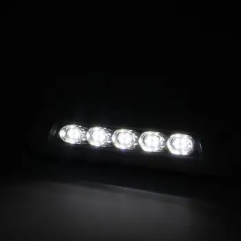 12V 5 LED Balta Šviesa, RV Markizės Veranda Šviesos IP67 atsparus Vandeniui Jūrų Karavanas Stovyklautojas Priekabos Šildomi Stovyklavimo Lempa, Gumos Dalys, RV