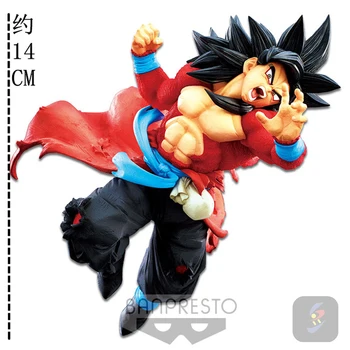 14cm, BANDAI Dragon Ball Super Saiyan Sūnus Gokas Veiksmų PVC Kolekcijos Modelis Žaislas Anime Pav Žaislai Vaikams