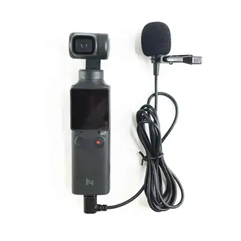 150cm Mikrofonas Vlog dėl VMI PALM Kišenėje Gimbal Fotoaparato Tipas-C Nešiojamą Mini Mikrofonas Vlog Nešiojamą Gimbal Priedai