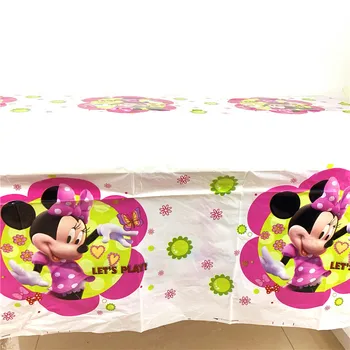 158/218pcs Minnie Mouse Temą Gimtadienio Puodelių, Šiaudelių Vestuvių Baby Shower Papuošalai Vėliavos Reikmenys Vienkartiniai Indai Rinkiniai