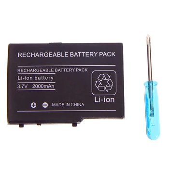 1pc 2000mAh 3.7 V, Li-ion Baterija Nintendo DS Lite Pakeitimo Baterija Su Mini Atsuktuvas už NDSL