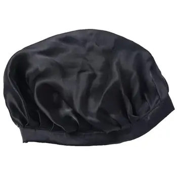 1pc Miegą Mulberry Šilko vientisos Spalvos Miega Bžūp Skrybėlės Naktį Kepurė Mergaitėms Ponios Ilgų Plaukų Priežiūra
