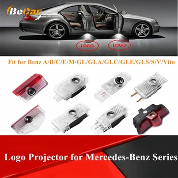 2 Vnt. Sveiki Lazerio Šviesą, Durų Logotipas Šviesos Projektorius, Šviesos Mercedes Benz Benz A/B/C/E/M/GL/GLA/GLC/GLE/GLS/S/V/Vito