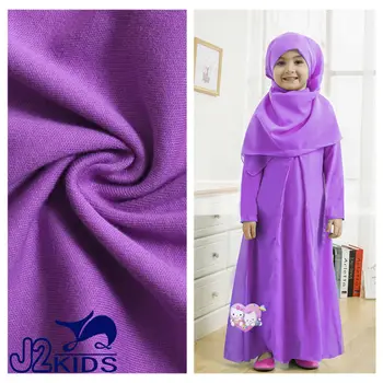 2018 musulmonų ilgomis rankovėmis vaikų suknelė djellaba medvilnės dubajus skraiste tradicinę animaciją drabužiai vaikams burqa su hijab 5 spalvų
