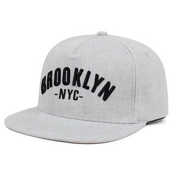 2019 BROOKLYN laišką išsiuvinėti snapback cap vyrų mados medvilnės% skrybėlę reguliuoti lauko sporto, laisvalaikio kepurės hip-hop beisbolo kepurės