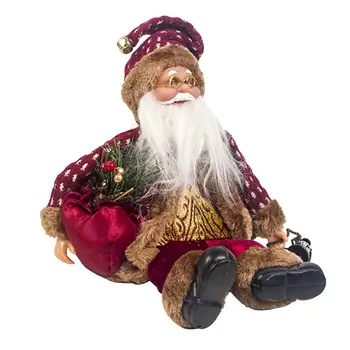 2019 Kalėdos Naujų Metų Kalėdų Senelis Sėdi Kalėdų Didelis Lėlės Audinio Vaikas Žaislai, Dovanos, Kalėdų Papuošalų, Namų Stalo Ornamentas