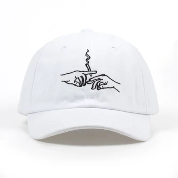 2019 nauji aukštos kokybės dūmų siuvinėjimo beisbolo kepuraitę kart vairuotojo kepurės vyrams, moterims, hip-hop golfo skrybėlę kaulų Garros mados tėtis skrybėlės