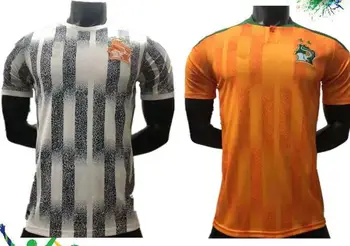 2020 2021 Dramblio kaulo Krantas Dramblio kaulo Yaya Touré DROGBA nacionalinės komandos marškinėlius vienodi Marškinėliai Atsitiktinis Marškinėliai Futbol