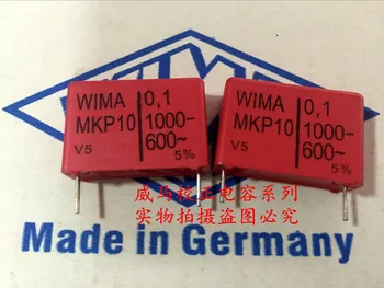 2020 karšto pardavimo 10vnt/20pcs Vokietija WIMA MKP10 1000V 0.1 UF 1000V 104 100N P: 22,5 mm Audio kondensatorių nemokamas pristatymas