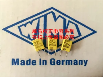 2020 karšto pardavimo 10vnt/20pcs WIMA Vokietija geltona kondensatorius FKC2 100V 0.01 UF 100V 103 10n P: 5mm Audio kondensatorių nemokamas pristatymas