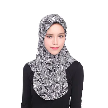 2020 M. Moteris Musulmonų Hijab Islamo Jersey Turbaną Islamo Galvos Dėvėti Skrybėlę Underscarf Hijab Visiškai Padengti Vidinį Musulmonų Medvilnės Hijab Bžūp