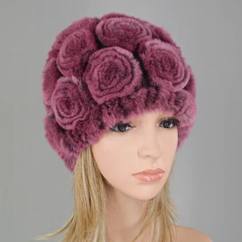 2020 naujas Rex triušio kailis moteriškos kepurės kepurės moterų žiemos beretė moterų skrybėlės moterims rudenį