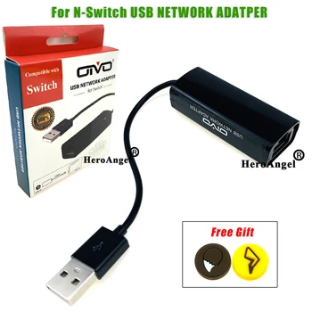 2020 USB Ethernet Adapter USB 2.0 10/100 Mbps Tinklo Plokštę į RJ45 Lan Windows 10 Nintend Jungiklis Ethernet USB Adapteris