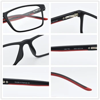 2020 ŽYMEKLĮ Prekės TR90 akinių rėmeliai vyrų trumparegystė kompiuterio akinių rėmeliai moterų Ultra light kvadratinių akių akinių rėmeliai vyrų TH503