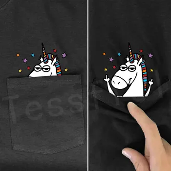 2020Newest NewFashion Filmą Gyvūnų, Šunų Kačių Kišenėje T-shirt Juokinga Harajuku Unisex Vasaros Atsitiktinis Medvilnės Trišakiai Trumpi rankovėmis Marškinėliai A4