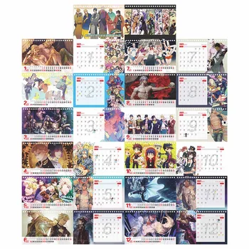 2021 Anime Naruto Likimas JoJo ' s Bizarre Tokijo Pabaisa Nuotykių Stalinis Kalendorius Animacinių filmų Pav Stalo Kalendoriai, dienotvarkės Planavimas