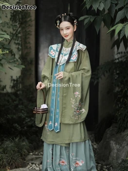 2021 kinijos tradicinės pasakos kostiumų senovės ming dinastijos princesė drabužių hanfu apranga etape drabužius liaudies šokių kostiumas