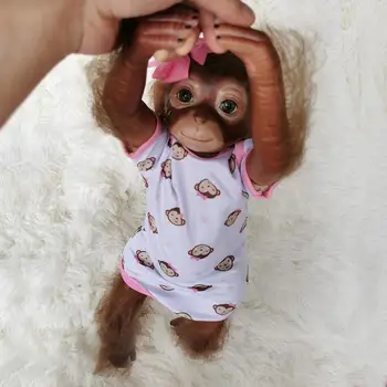 20Inch Mielas Modeliavimas Beždžionė Lėlės Vaiko Žaislas Atgimimo Lėlės, Berniukams, Mergaitėms, Gimtadienio Dovana