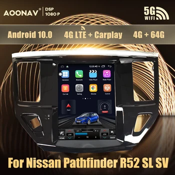 2din Android automobilio radijo Tesla stilių, Nissan Pathfinder, R52 SL SV 2012-2020 m. automobilis auto radijo multimedijos grotuvas GPS navigatorius