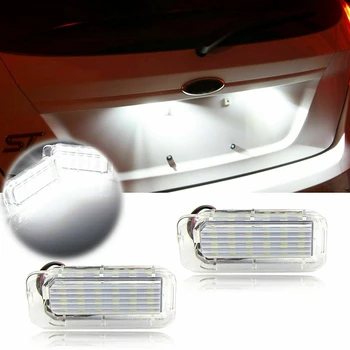 2VNT 18-SMD LED Licencijos numerio apšvietimo Lemputės Klaidos Nemokamai Ford Explorer Pabėgti Sintezės MKC