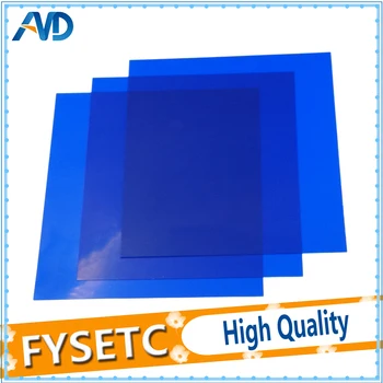 2vnt 300*300mm Šalto PEI Frosted Blue 3D Pring Statyti Paviršiaus Polyetherimide Šalto PEI Lapas Su 3M 468MP Klijų 0,3 mm Storio