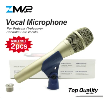 2vnt/daug Aukščiausios Kokybės KSM9C Profesinės Gyventi Vokalas KSM Dinaminis Laidinis Mikrofonas Karaoke Supercardioid Podcast Microfono Mic