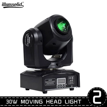 2vnt/Daug Mini Vietoje 10w/30W/60w/90w LED Spot Judančios Galvos Apšvietimo/ Dj Controller LED Gobo šviesos Žibintai