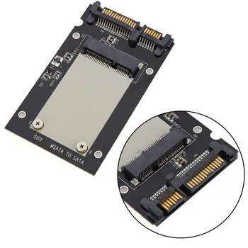 2vnt/Daug Universal 30*50mm mSATA Mini sata SSD 2,5 colio SATA 22-Pin Adapteris Keitiklis Kortelė, skirta 