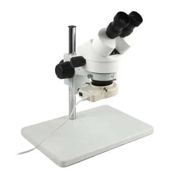3.5 X-90X Žiūronų Pramonės Stereo Mikroskopas Didinimas Nuolat Zoom+0,5 X 2X Pagalbiniai Tikslas Objektyvas +56 Led Žibintai