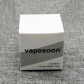 3PCS VapeSoon Pakeitimo Pyrex Stiklo Vamzdelis SMOK Vape Pen Plius 24.5 mm Vape Rinkinys 4ml Bakas Purkštukai