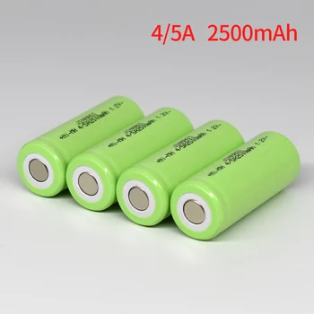 4/5A 17430 baterijos 2500mAh 1.2 V ni-mh 4/5a 17430 įkraunama baterija